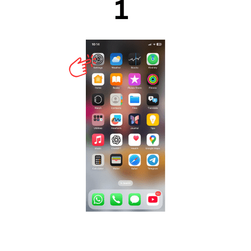 How to See Blocked Numbers on iPhone Tap the Settings app on your home screen. It's the gray icon with gears that you use for all iPhone configurations.