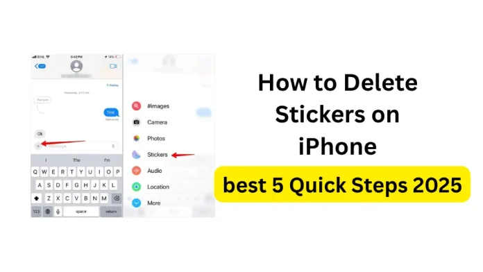 How to Delete Stickers on iPhone