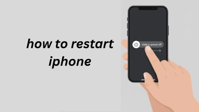how to restart iphone