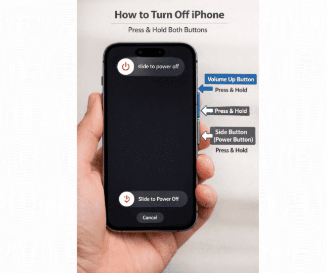 how to turn off iphone