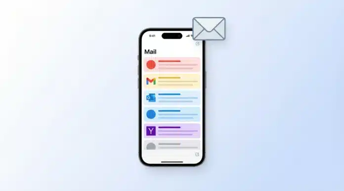 how to add email to iphone